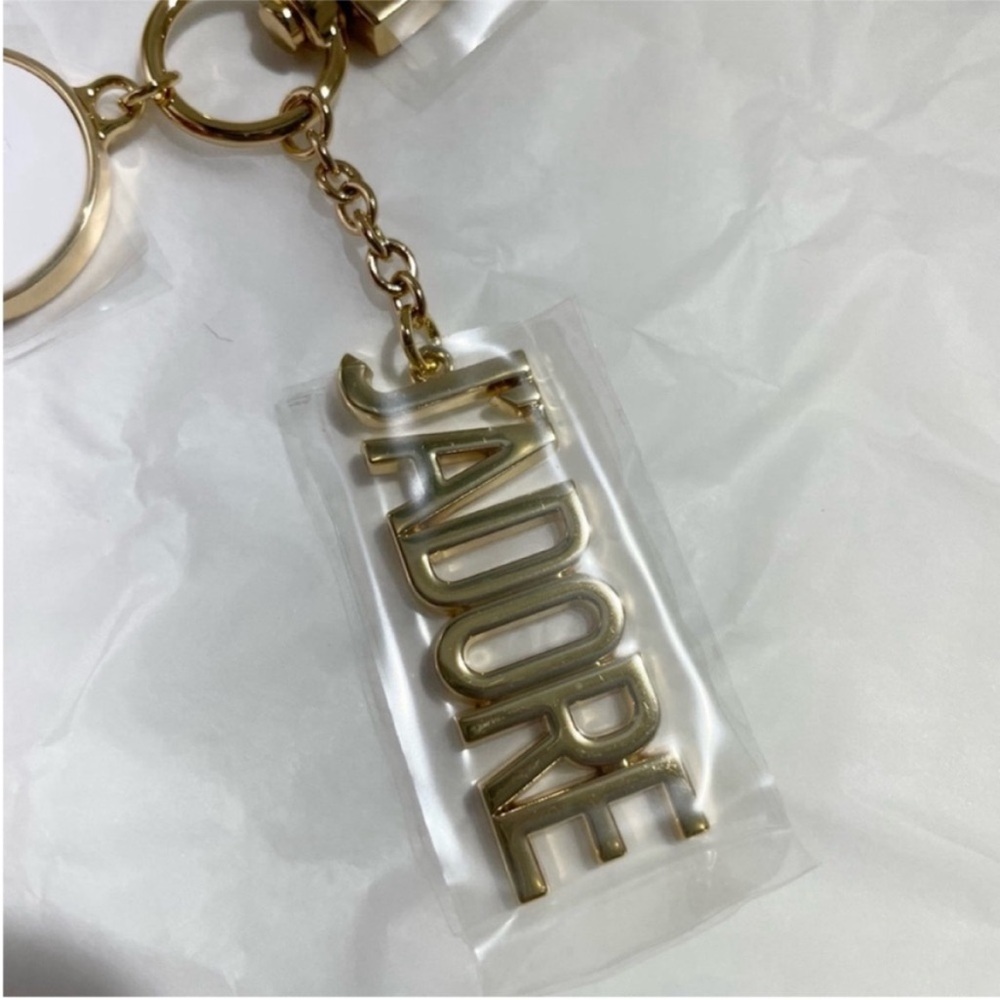 Dior J'adore Logo Keychain Charm - Picture 8 of 9